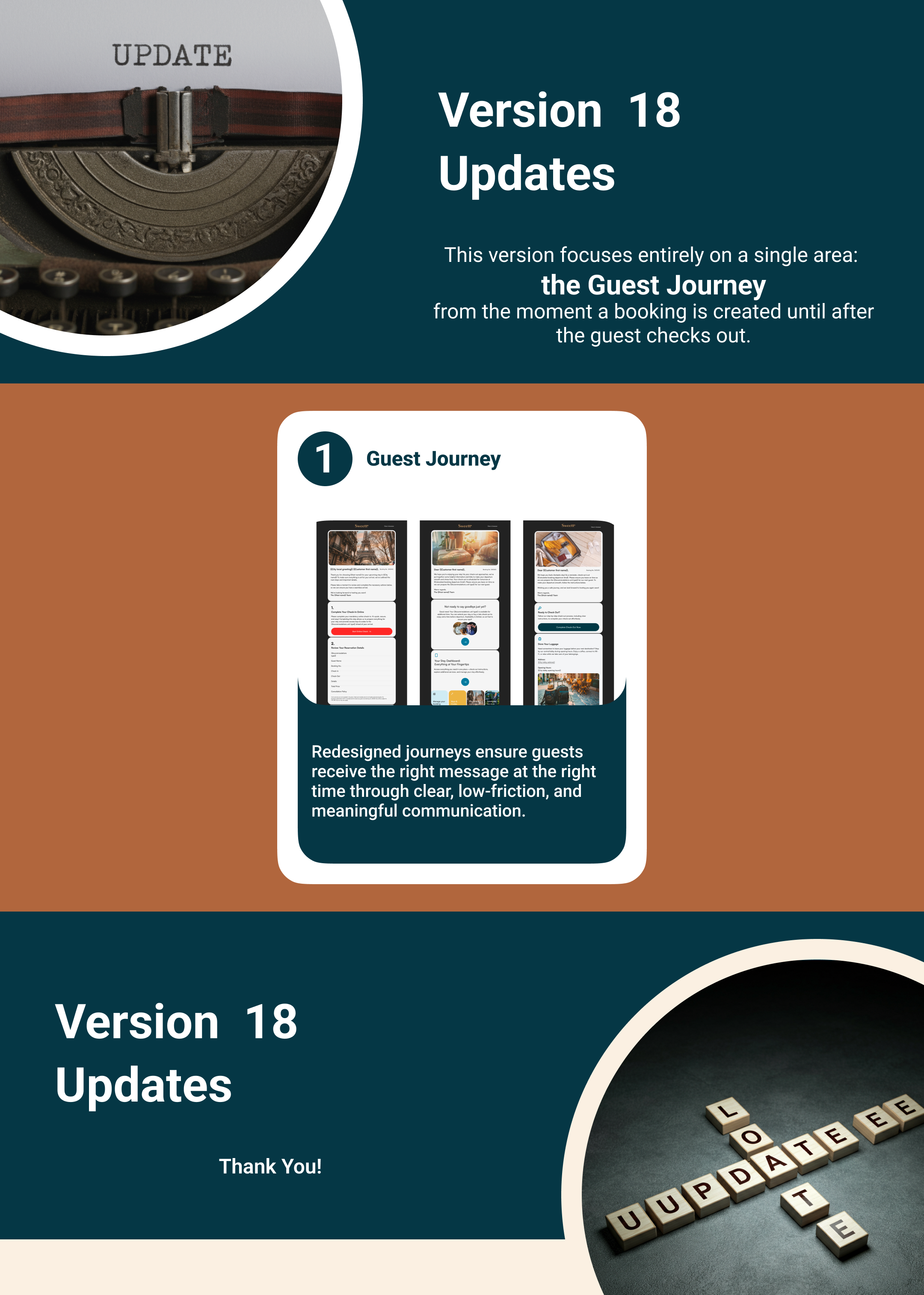 Version P1.18 - Guest Journey